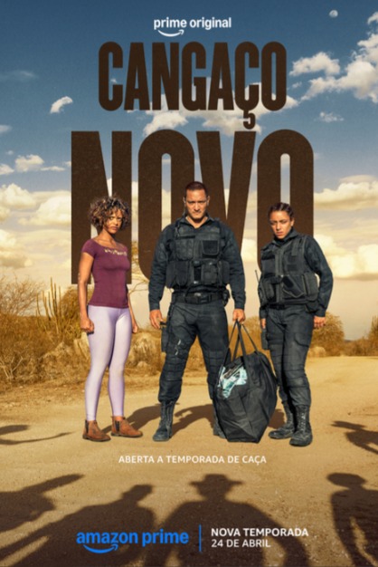 Pôster oficial da 2ª temporada de Cangaço Novo, série original Amazon Prime Video